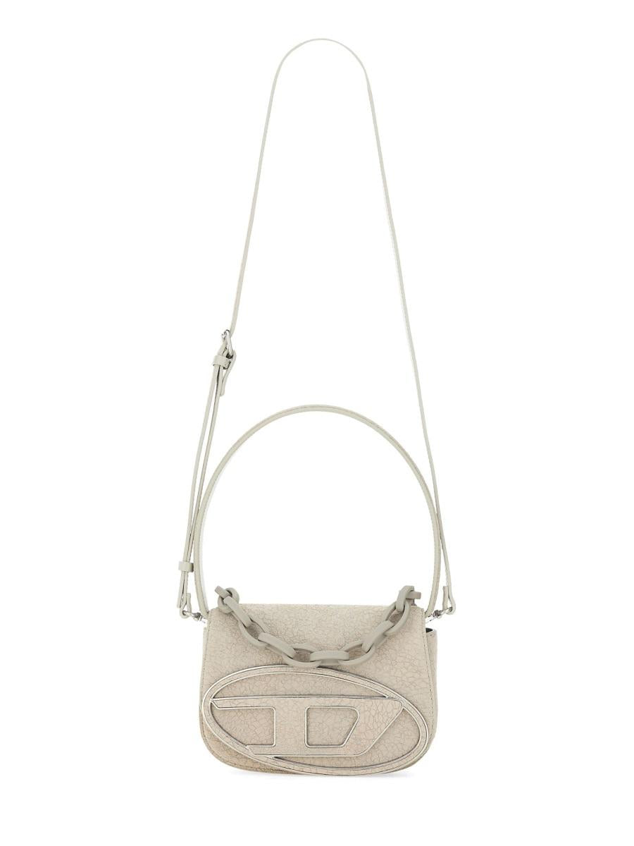 DIESEL Black Leather Shoulder Bag