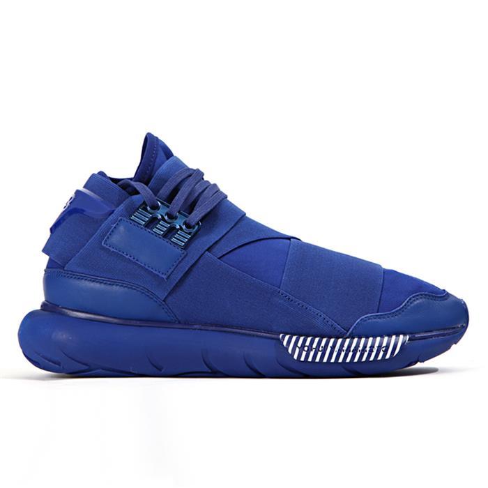 Y-3 Blue/White Adidas Collab Kwasa High Running Sneakers