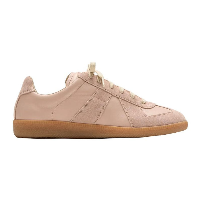 Maison Margiela White Leather German Army Low-Top Sneakers Men