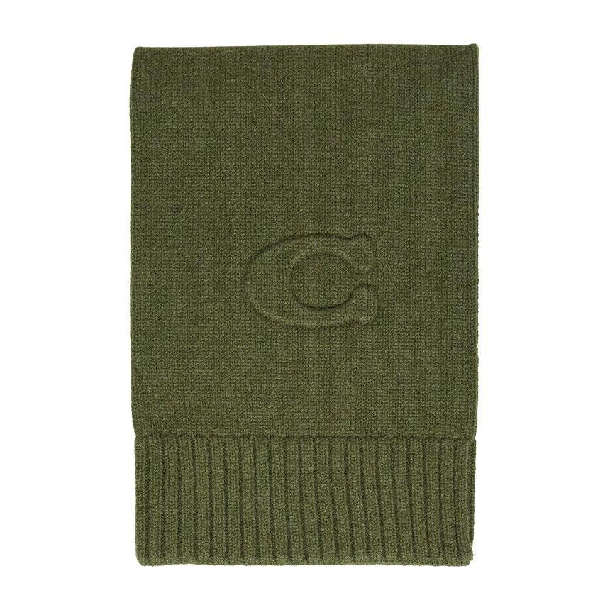 Coach Unisex Wool Scarf CCL86 OLV