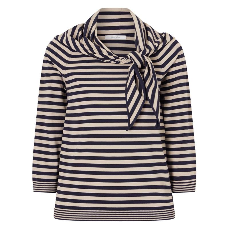 Max Mara Viscose Round Neck Knit Sweater for Women