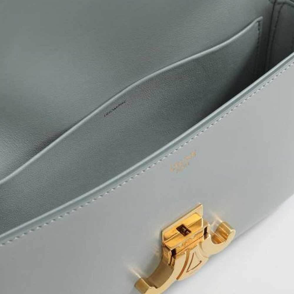 CELINE Triomphe Shiny Classic Leather Crossbody Tote Bag