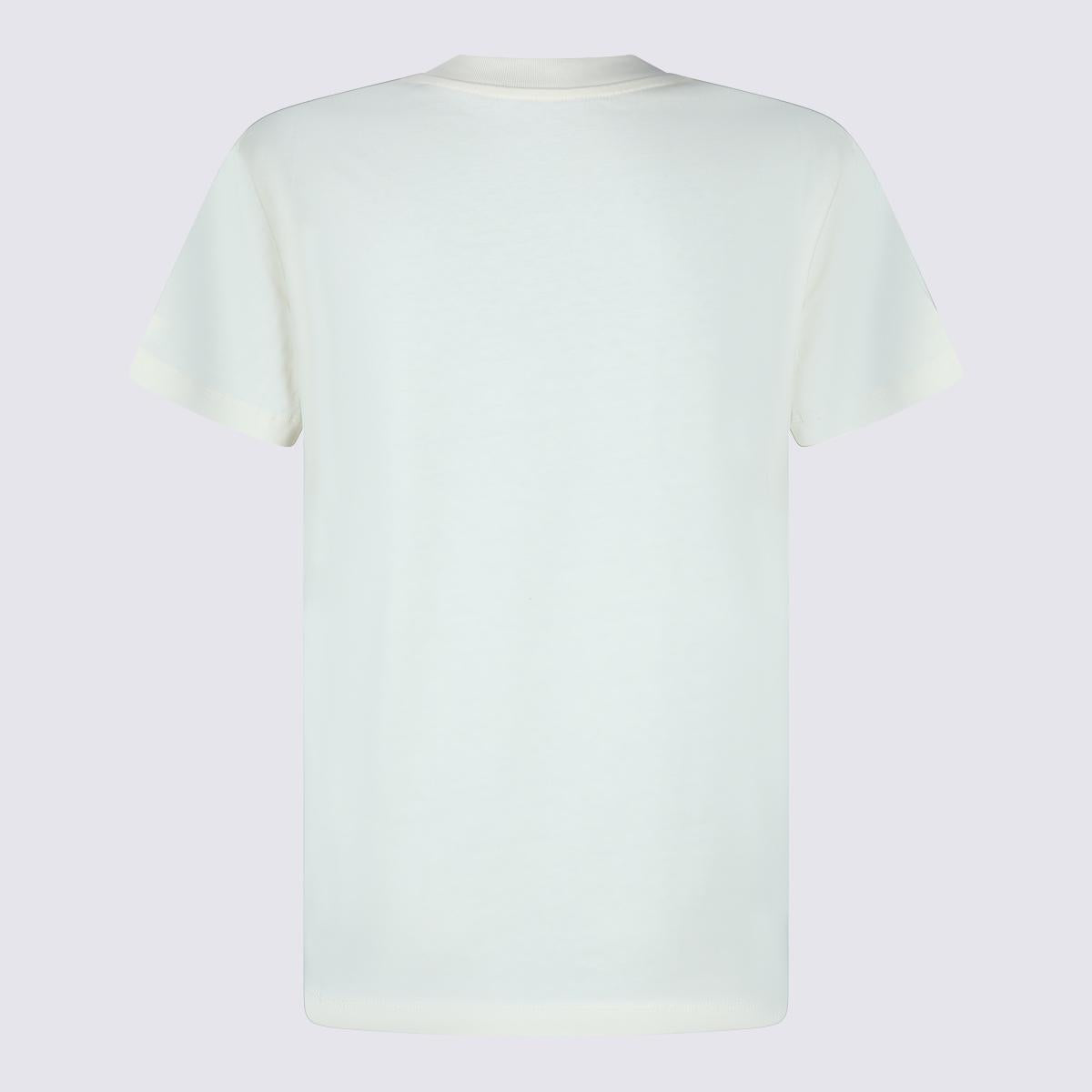 Moncler Short Sleeve Cotton T-Shirt White Women’s