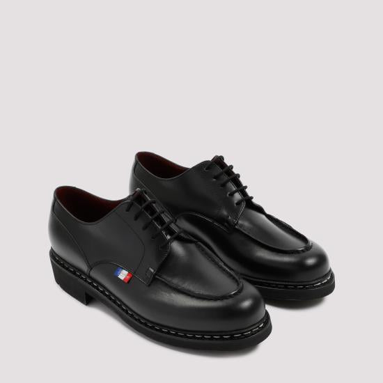 PARABOOT Black Leather Dress Shoes 211112 BLACK DOM