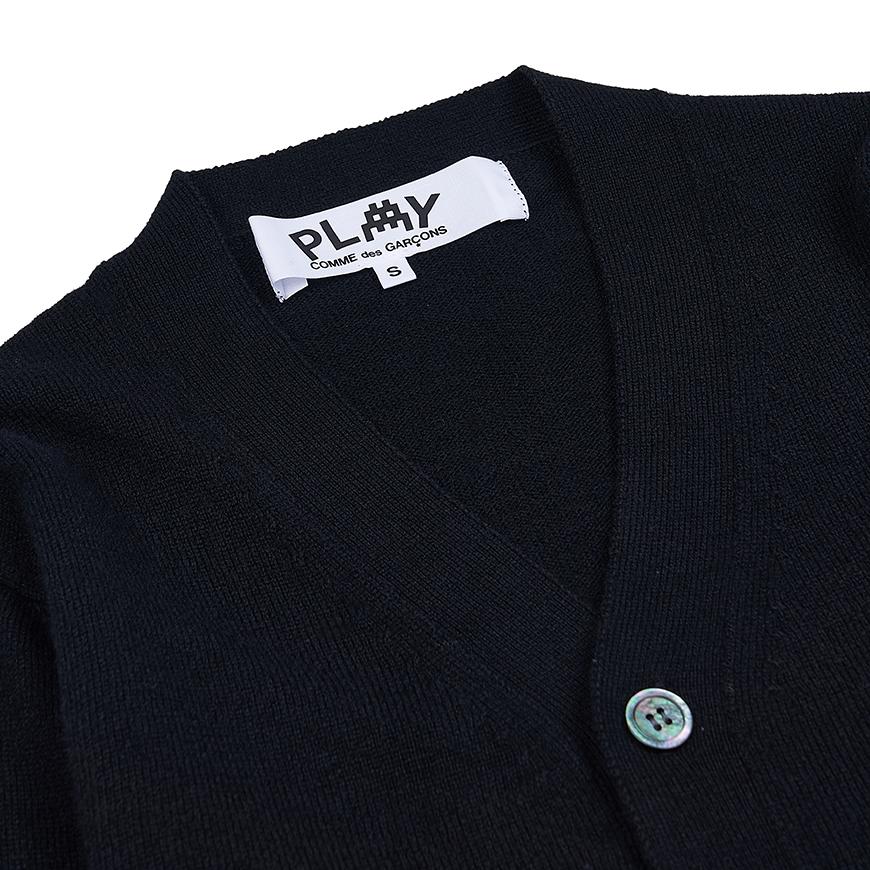 Comme des Garcons Invader Knit Cardigan Men P1N088 BLACK