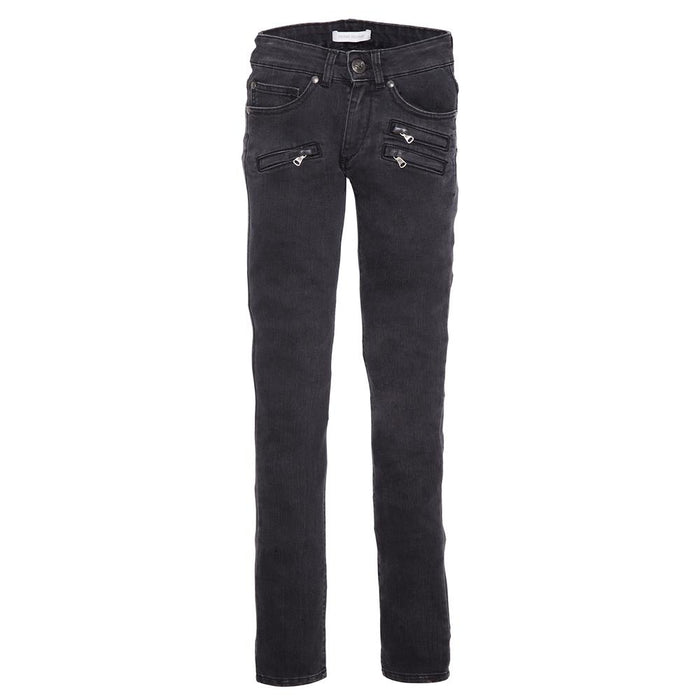 Balmain Multi-Pocket Black Wash Skinny Jeans Black Denim Pants