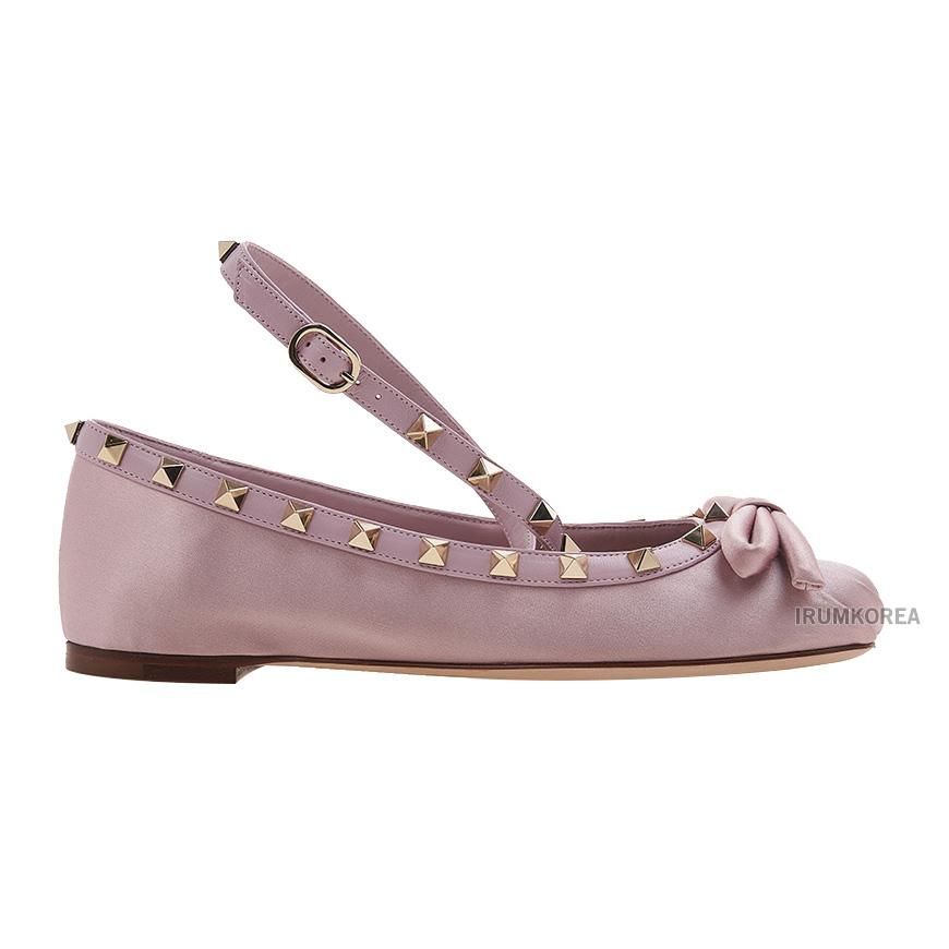 VALENTINO Garavani Rockstud Ribbon Flat Shoes Women SWH 6E0