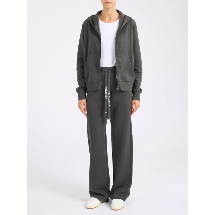 Max Mara Women’s Jogger Sweatpants Black Cotton