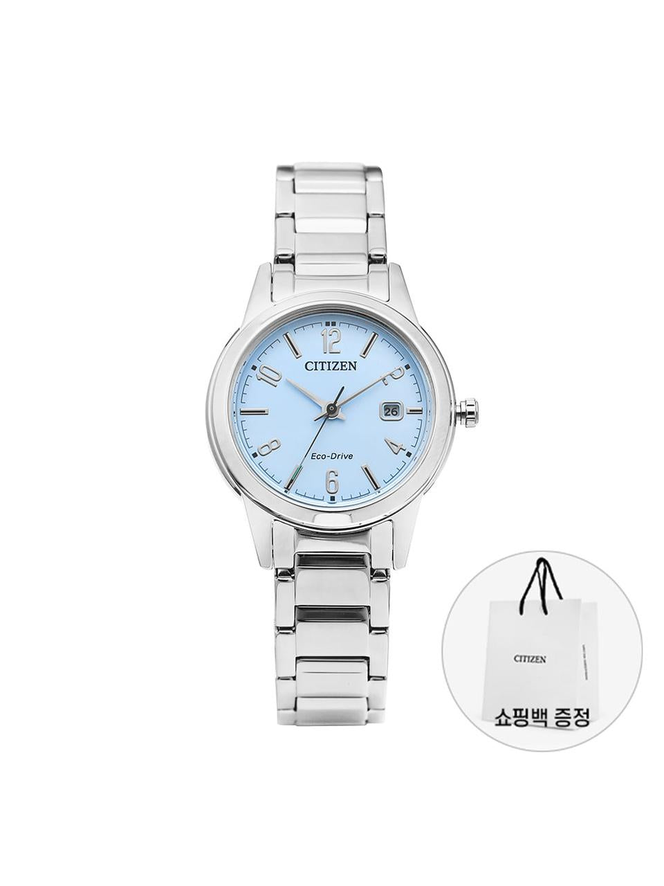 CITIZEN Blue Dial Fabric Band Women’s Watch FE1241 71L