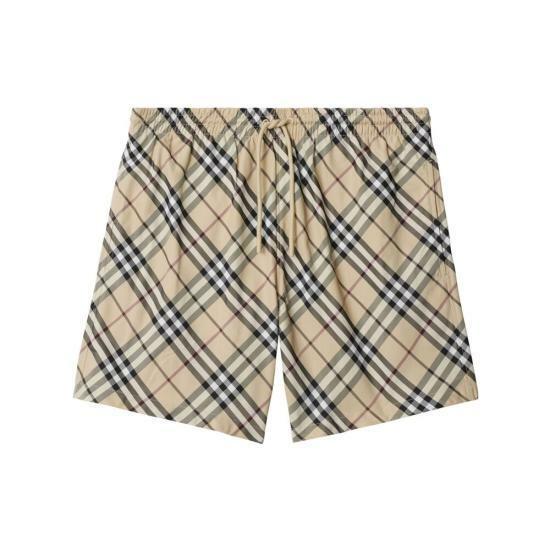 BURBERRY Check Swim Shorts Men's Outdoor Pants