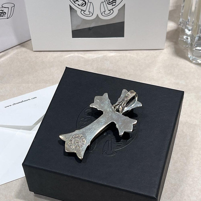 Chrome Hearts Double Cross Pendant Large Charm Jewelry