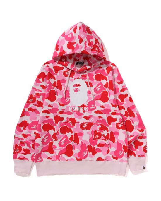 BAPE Pink Pullover Hoodie for Women 0ZXSWM009141 PPKX