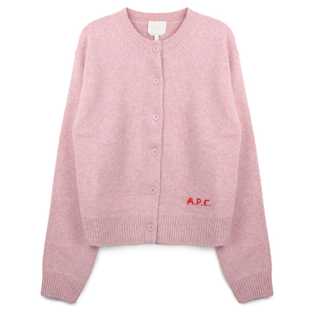 A.P.C. Women's Wool Crewneck Cardigan F22352 PFA