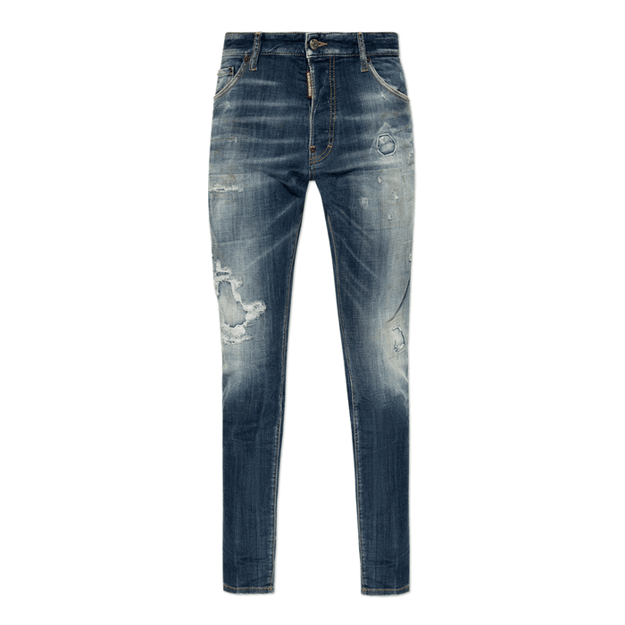 Dsquared2 Distressed Cool Guy Men’s Blue Denim Jeans