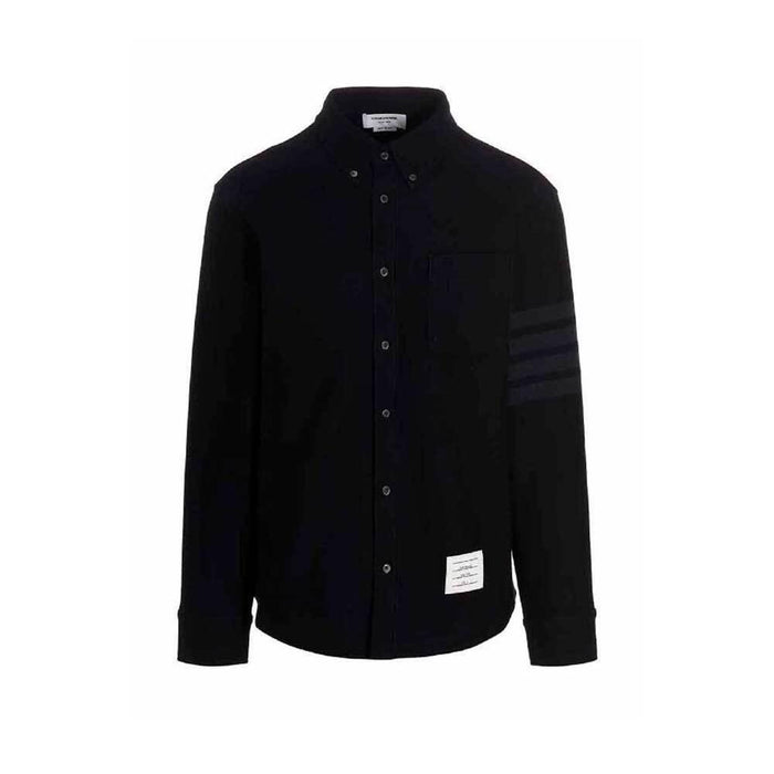 THOM BROWNE 4-Bar Twill Down Long Sleeve Shirt for Men