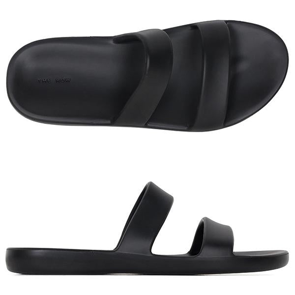 The Row Black Foam Rubber Slide Sandals F1609RC3 BLK