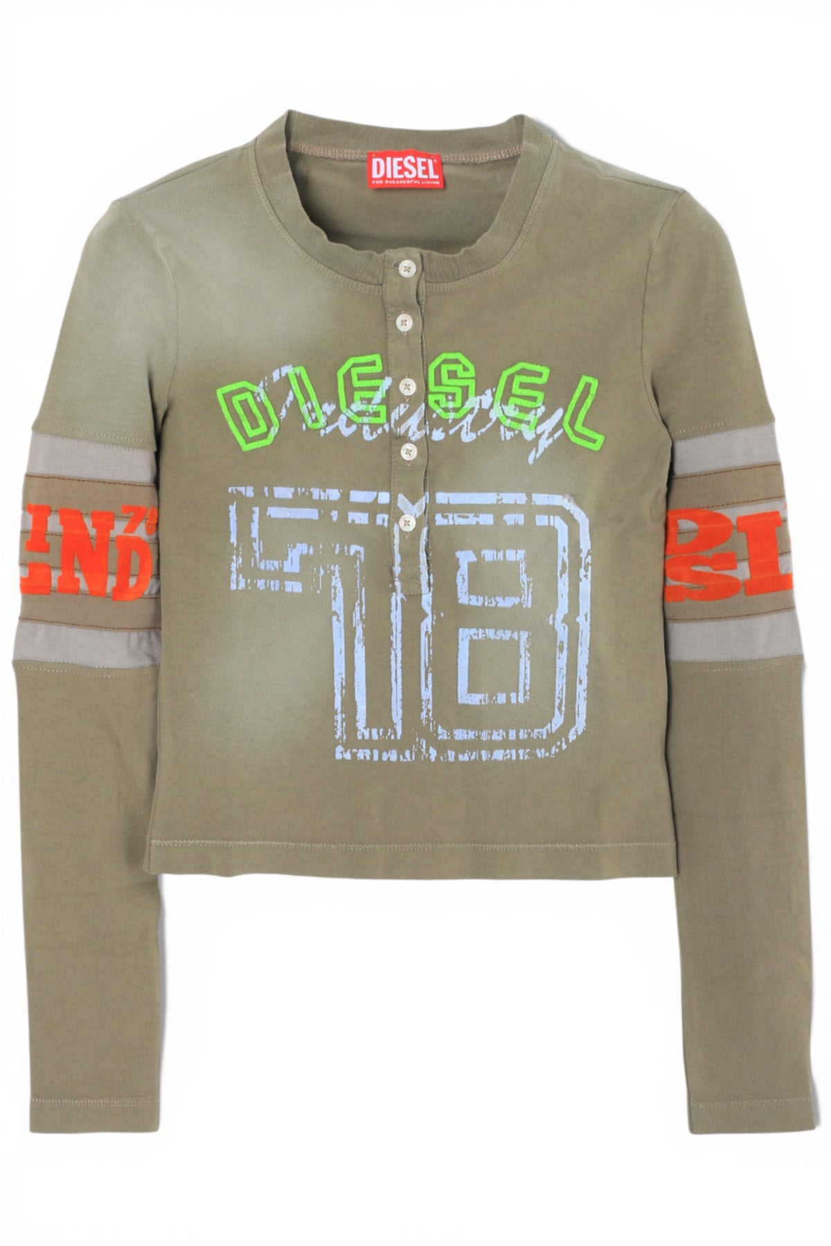 DIESEL Medium Brown Long Sleeve T-Shirt A132910AKAQ 7DH A13291 0AKAQ 7DH
