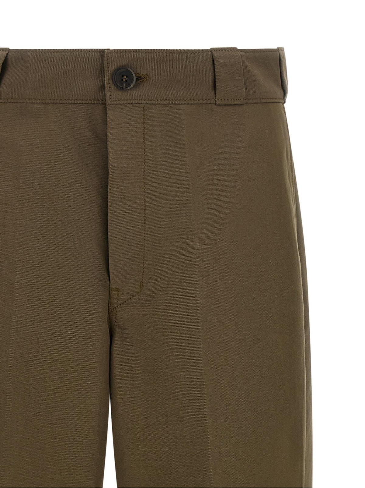 PRADA Gray Wool Suit Trousers for Men