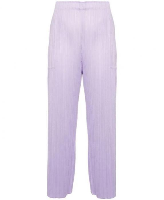 Issey Miyake Pleats Please Monthly Colors April Straight Pants Navy PP46 JF145