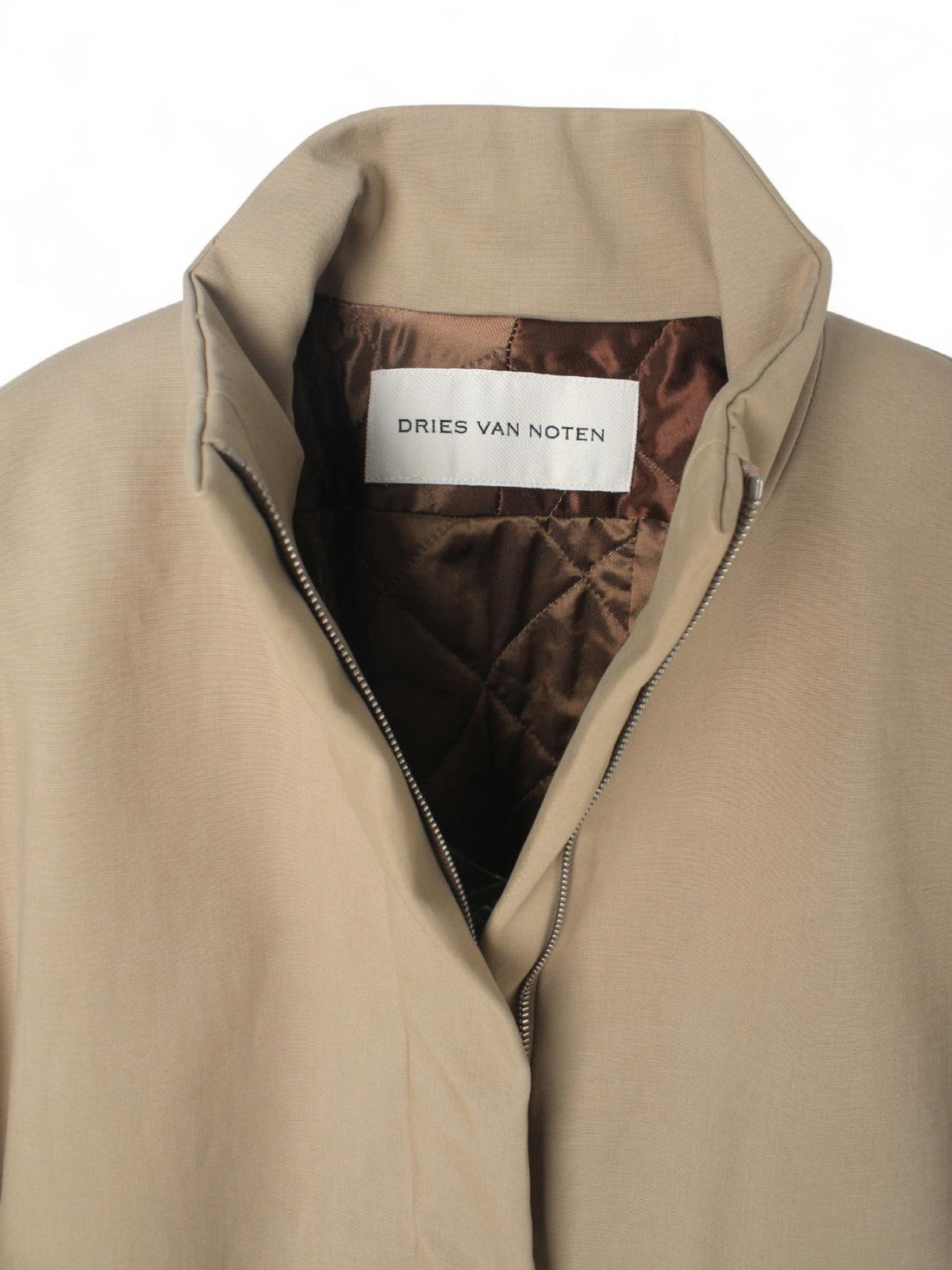 Dries Van Noten Camel Loose-Fit Voles Jacket 242 010504 9129 102