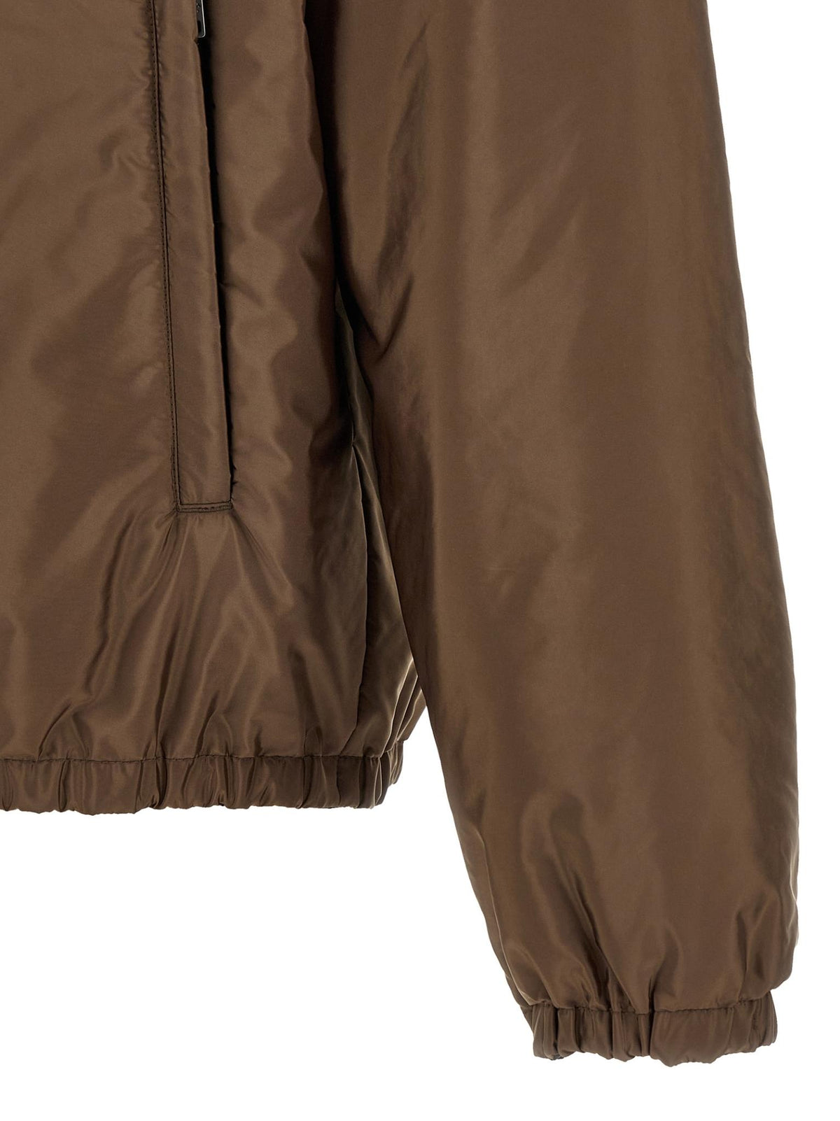 PRADA Black Nylon Down Puffer Jacket for Men