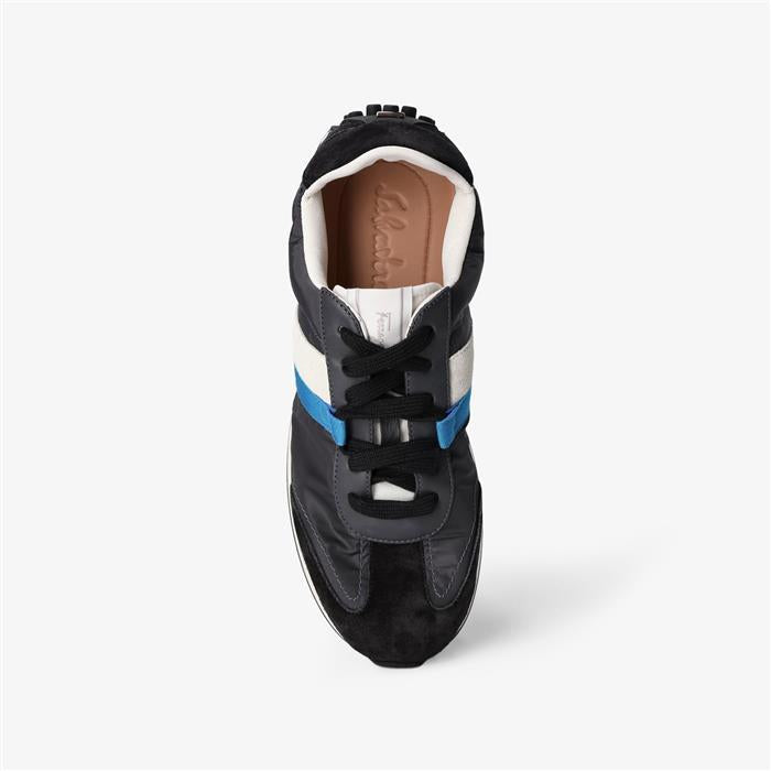 Ferragamo Iulio Men’s Leather Low-Top Sneakers