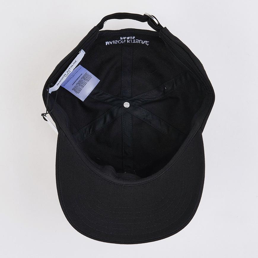 Maison Kitsune Dressed Fox Logo Cap Unisex Navy Cotton PM06101 WB0026 P199