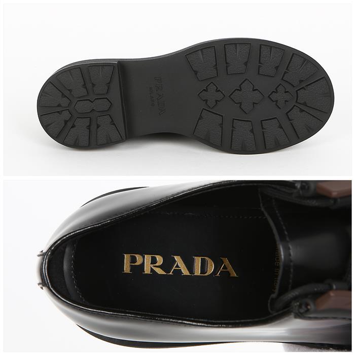 PRADA Brushed Leather Loafers 2EG421 055 F0807