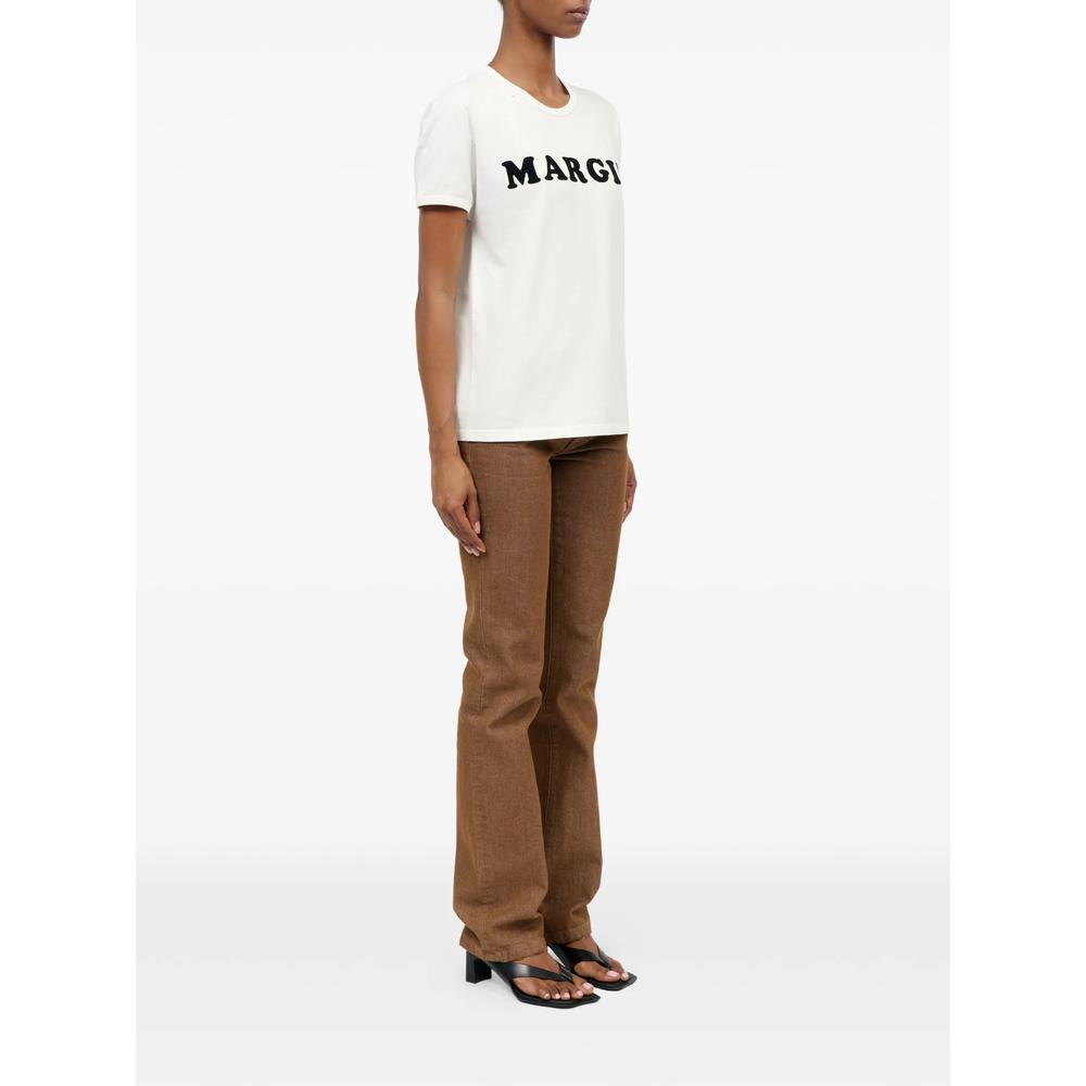 Maison Margiela White Cotton Short Sleeve T-Shirt