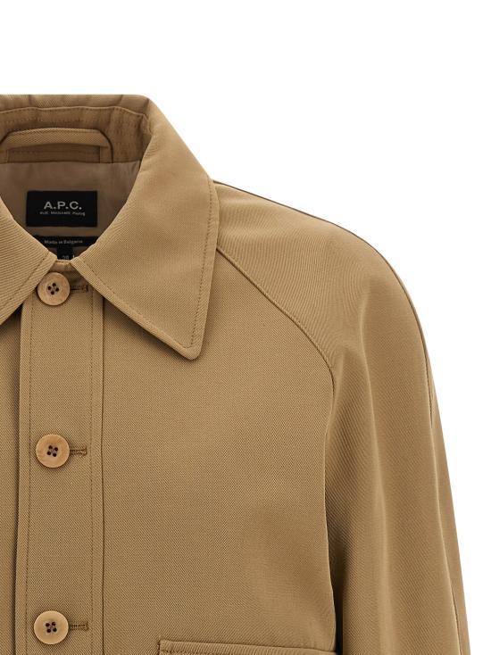 A.P.C. Beige Cotton Jacket for Women COHKXF32026BAA