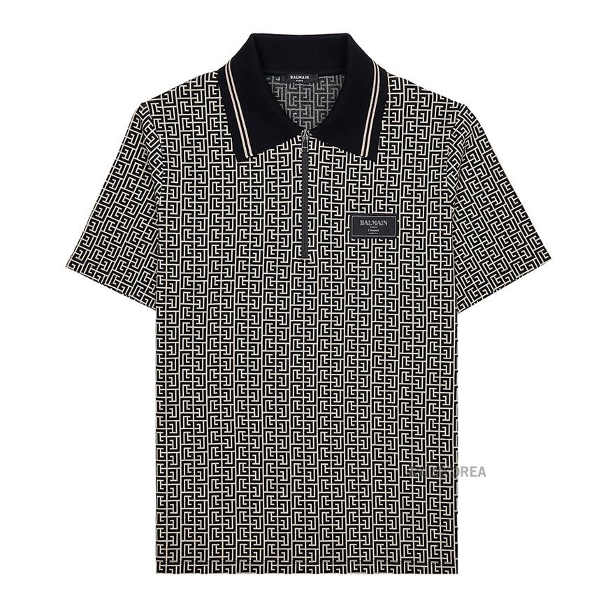 Balmain PB Polo T-Shirt for Men SS25 EH1GC027 BC90 GFE
