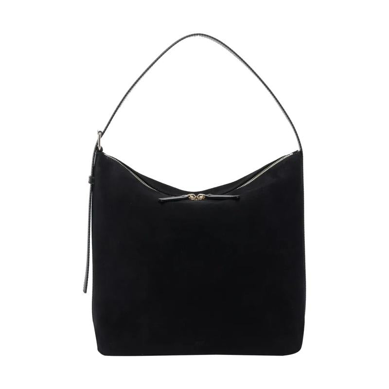A.P.C. Vera Leather Shoulder Bag Black