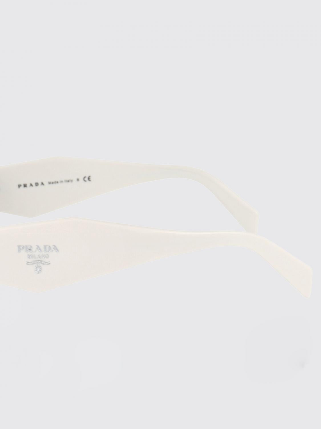 PRADA Black Acetate Cat Eye Sunglasses