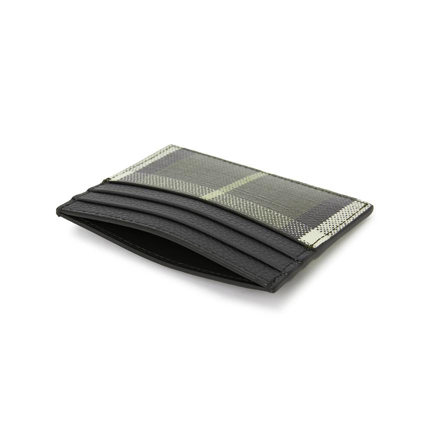 BURBERRY Check Leather Men’s Card Holder 8118835
