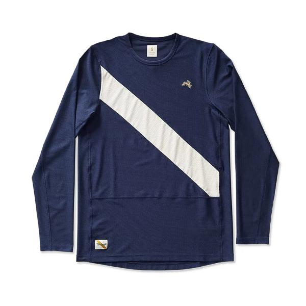 Tracksmith Van Cortlandt Long Sleeve T-Shirt Navy Men’s