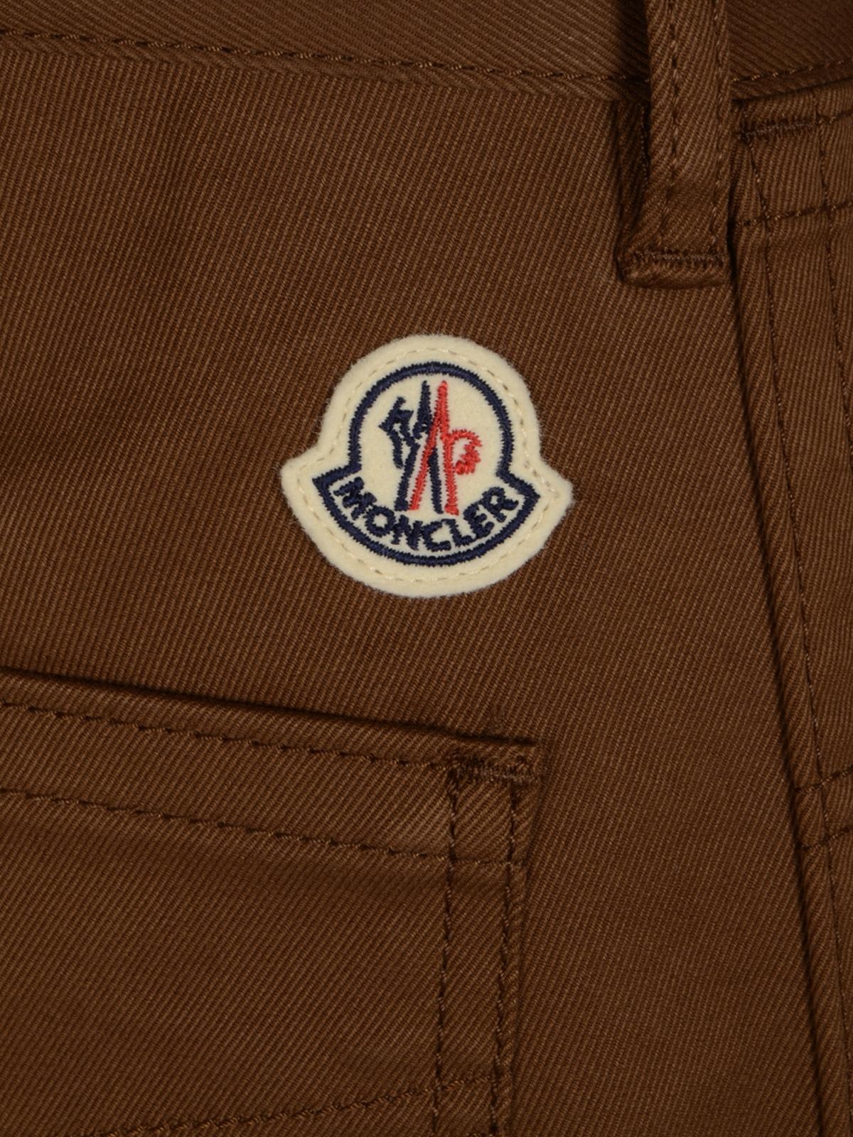 Moncler Black Wool Blend Suit Trousers for Men