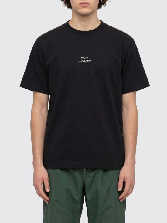 and wander Black Short Sleeve T-Shirt