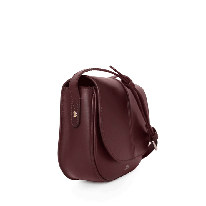 A.P.C. Betty Crossbody Shoulder Bag Brown Leather