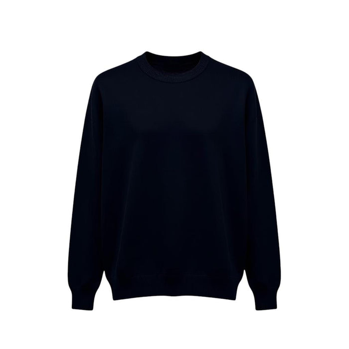 Comme des Garcons Red Heart Round Neck Knit Cardigan Black