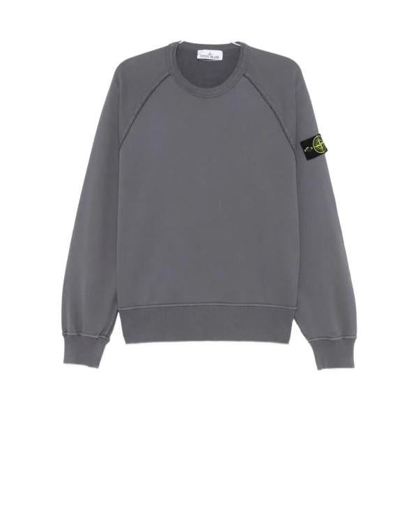 STONE ISLAND Cotton Fleece Sweatshirt Navy Men’s L1S156100041 S0051 V002D