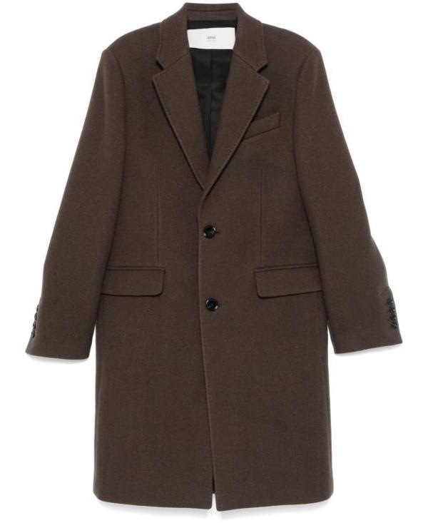 AMI Two-Button Wool Coat