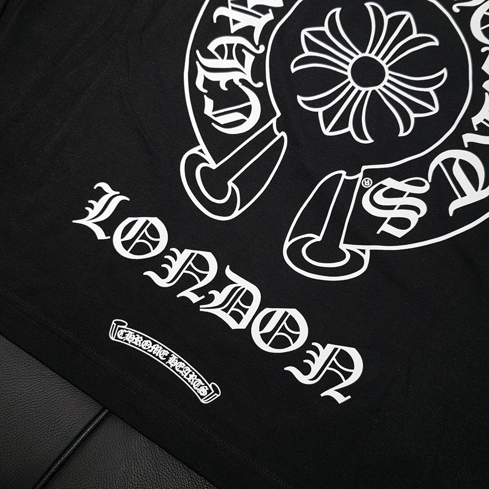 Chrome Hearts Horseshoe Logo Short Sleeve T-Shirt Black London