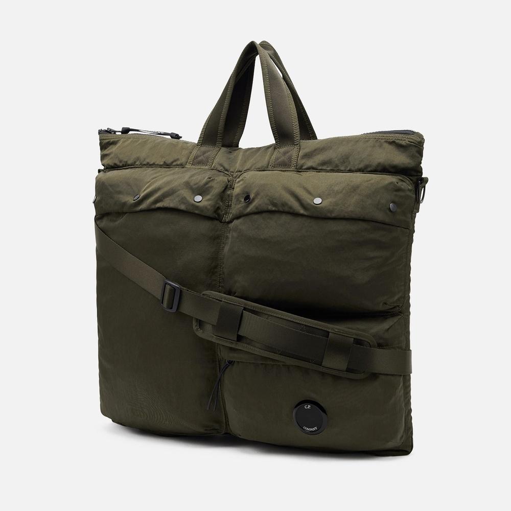 CP Company Nylon B Tote Bag Green