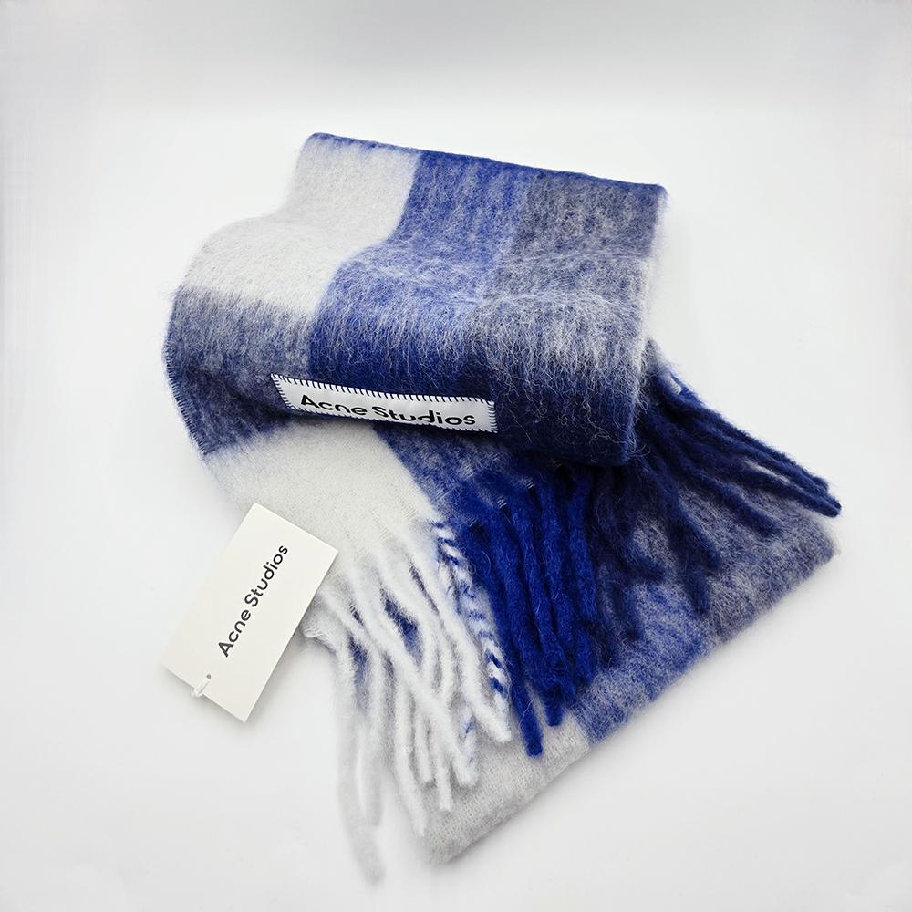 Acne Studios Mohair Check Scarf Valley Muffler Unisex CA0084 DL7