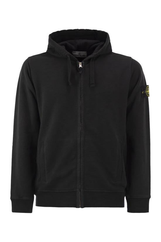 STONE ISLAND Women’s Cotton Hoodie Pullover Sweats 6100067 S0A20 V0029 BLACK DOM