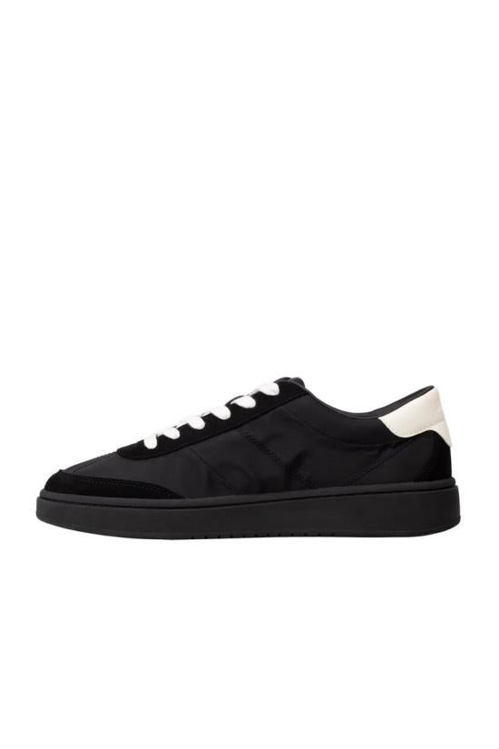 HUGO BOSS Leather Low-Top Sneakers for Men 50569004 002 BLACK DOM