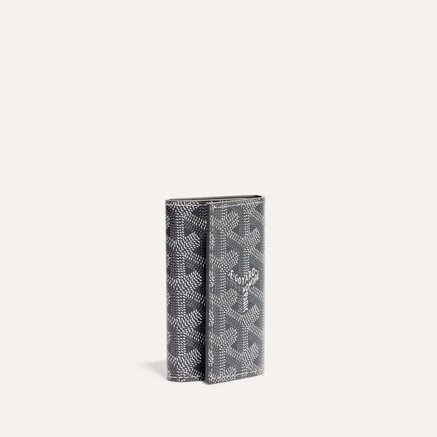 GOYARD Gray Saint Michel Card Holder Key Ring Unisex STMICHPMLTY 51CL 51P