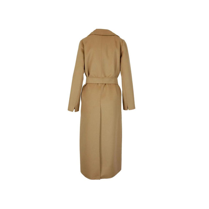 Max Mara Belted Long Wool Coat Camel 901609 23 045