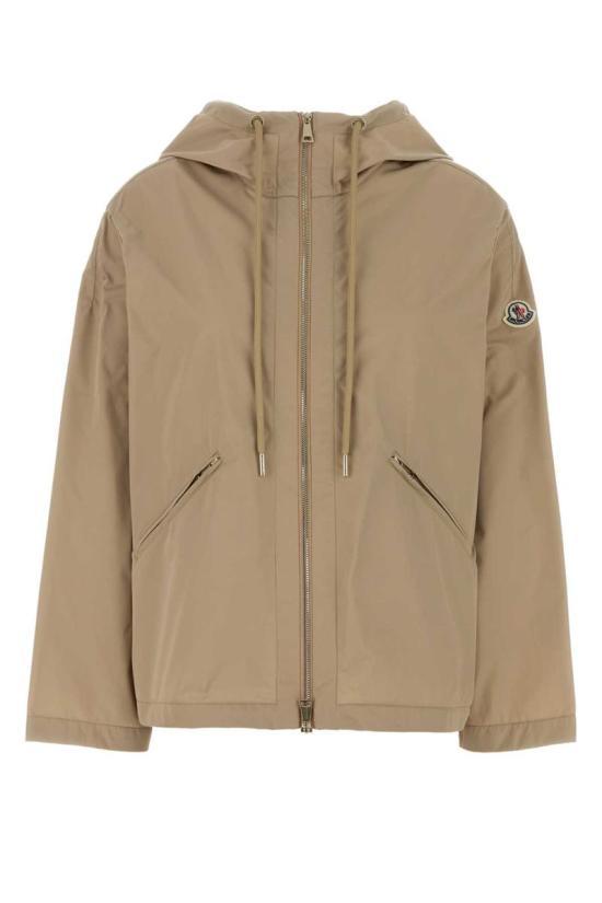 Moncler Lightweight Zip Jacket Women’s Beige 1A0018054A1K239