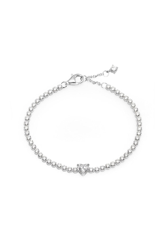 PANDORA Sparkling Pave Silver Tennis Bracelet 590041 C01